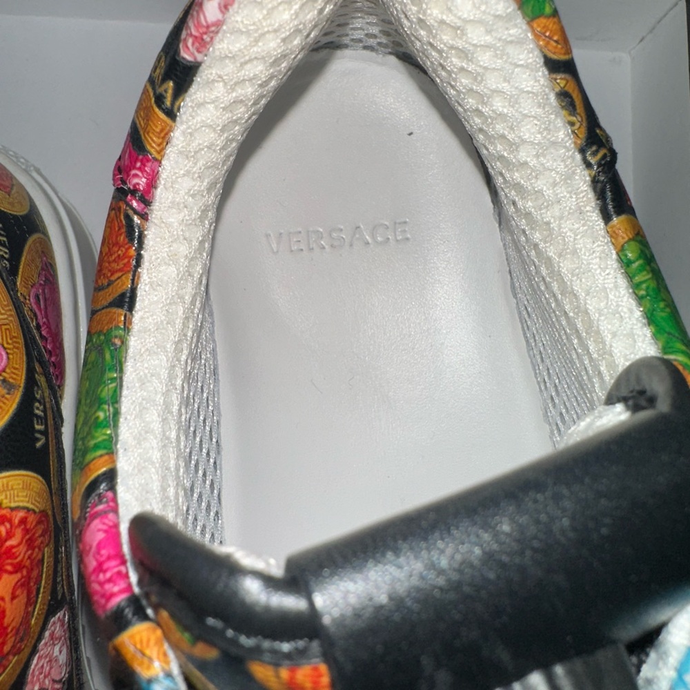 Versace Colorful Patterned Sneakers - Picture 5 of 7